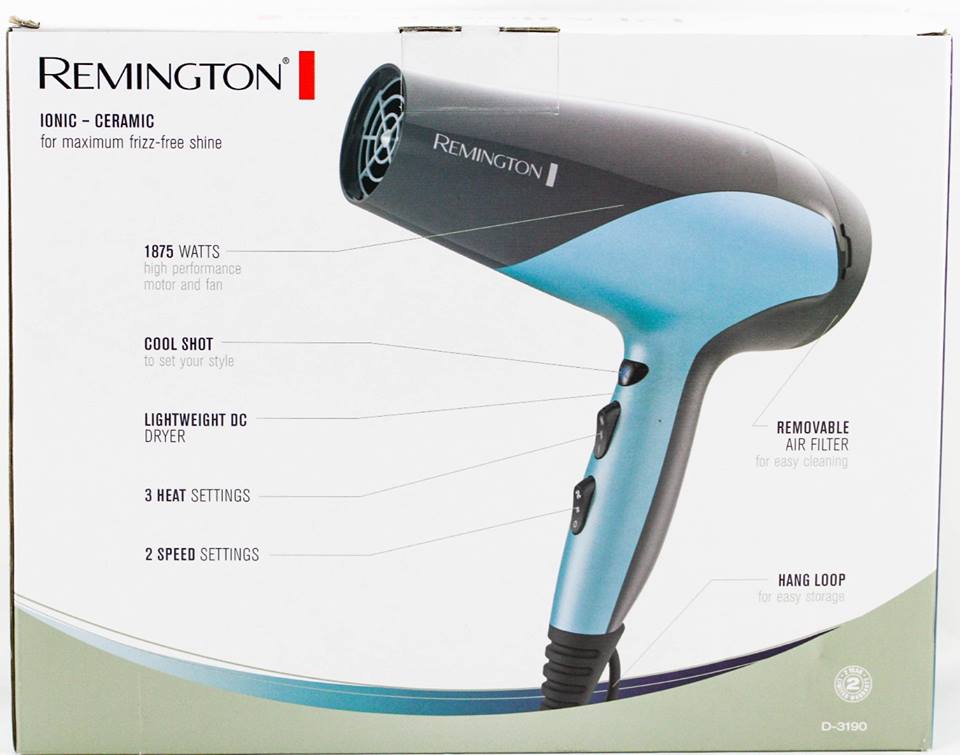 Remington D3190A Ceramic Hair Dryer - zustdeals