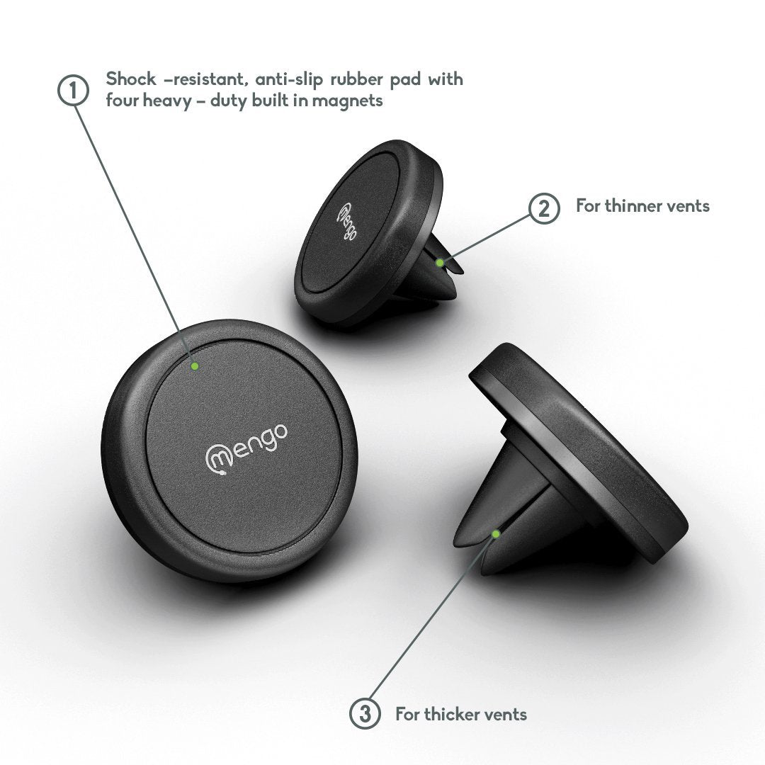 Mengo Magna Air Vent Magnetic Car Phone Mount - zustdeals