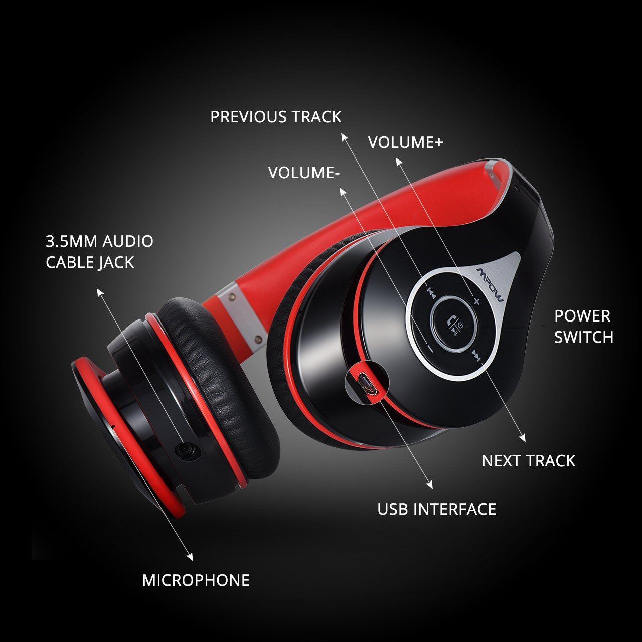 Mpow 059 Bluetooth Over-Ear Headphones - zustdeals