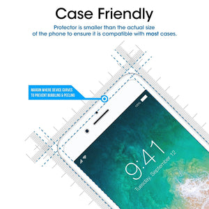 amFilm Tempered Glass Screen Protector for Apple iPhone 8, 7, 6, 6S - zustdeals